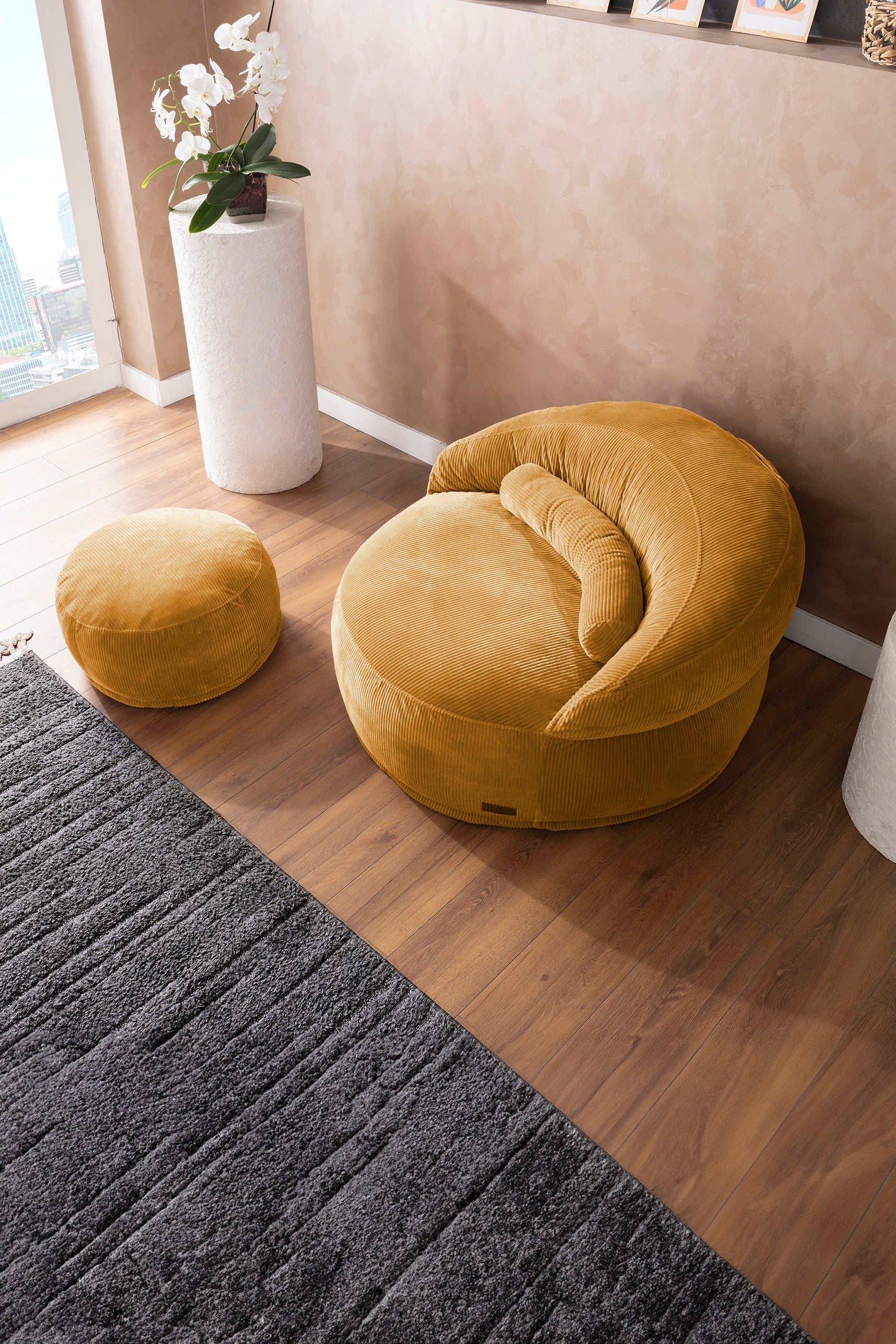 Sofio Poufs Mustard