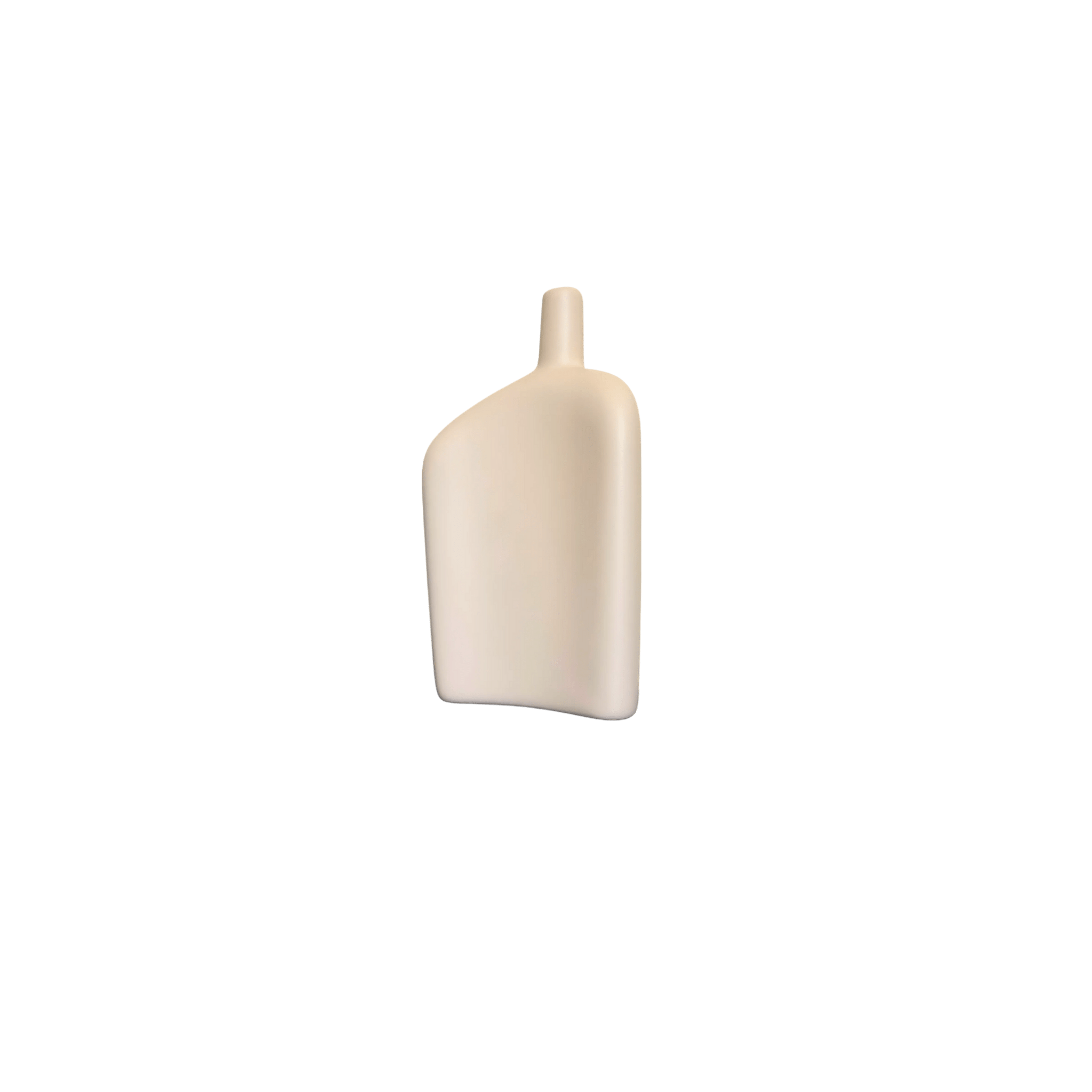 Celora™ – Handcrafted Matte Ceramic Vase (Beige) - Sofa Luz