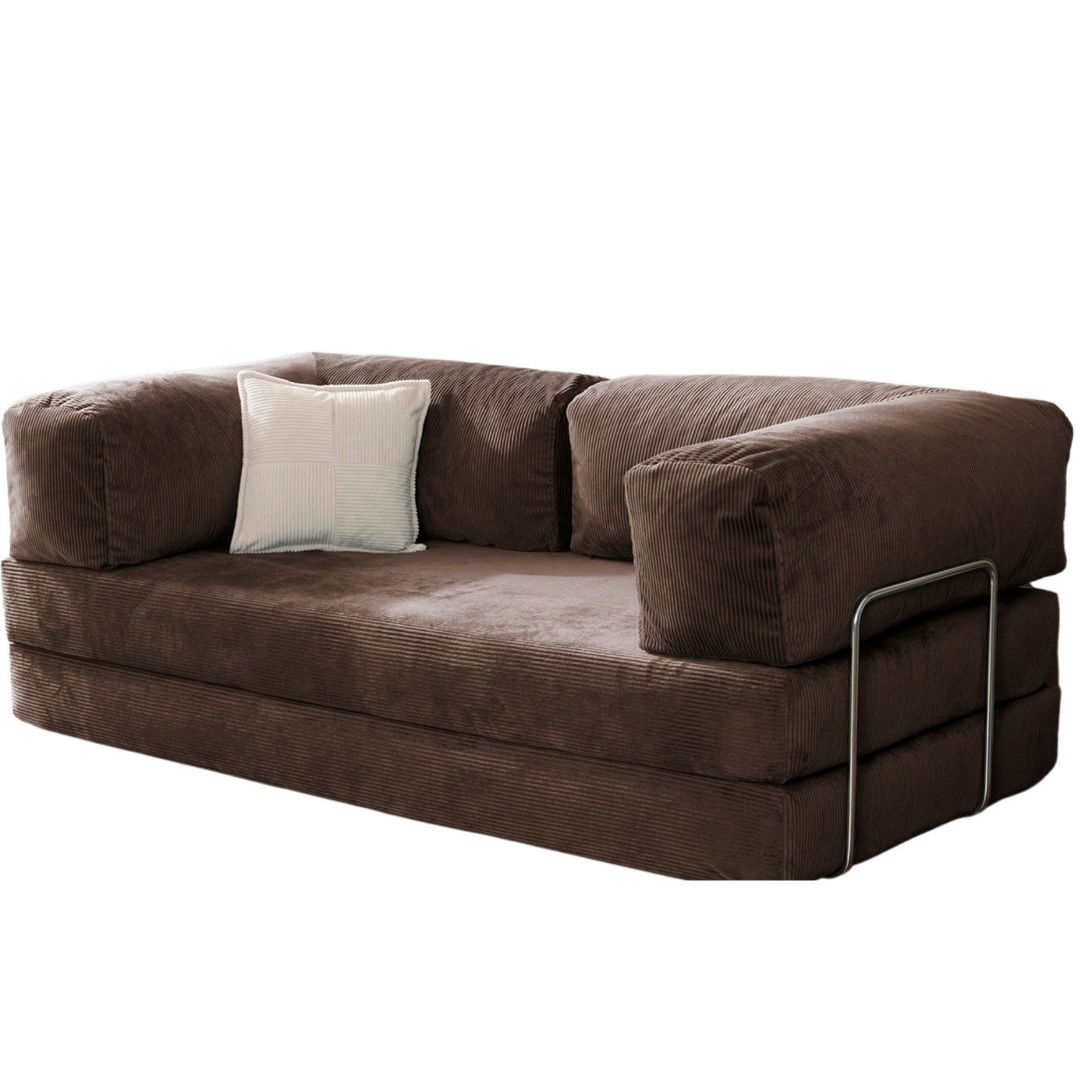 Confex Brown modular pullout bed teddy sofa