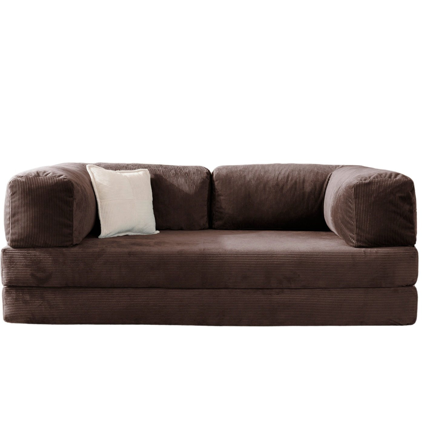 Confex Brown modular pullout bed teddy sofa