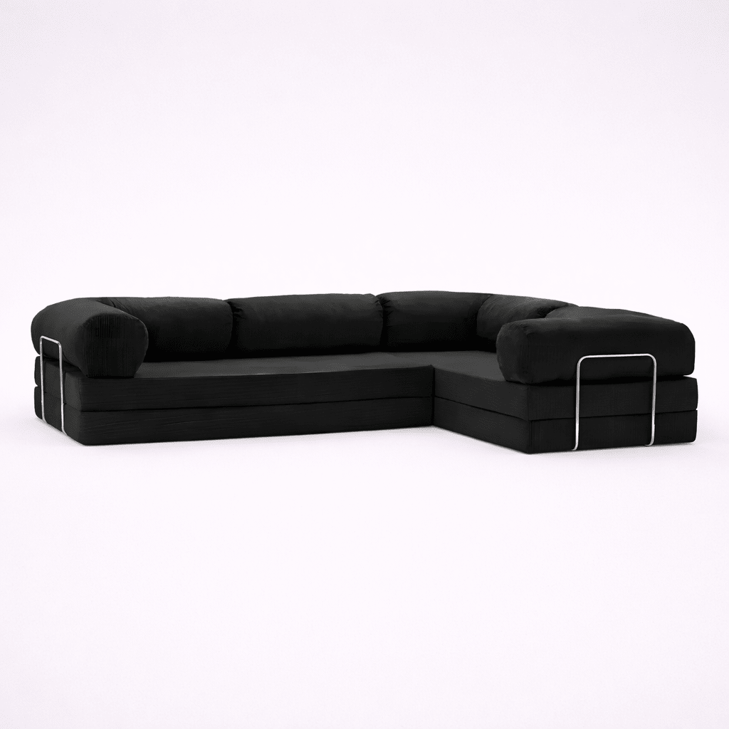 Confex Corner Sofa - Anthracite Corduroy - Sofa Luz