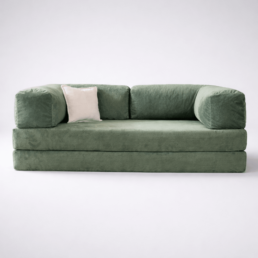 Confex Green Sofa Bed and Couch - Sofa Luz