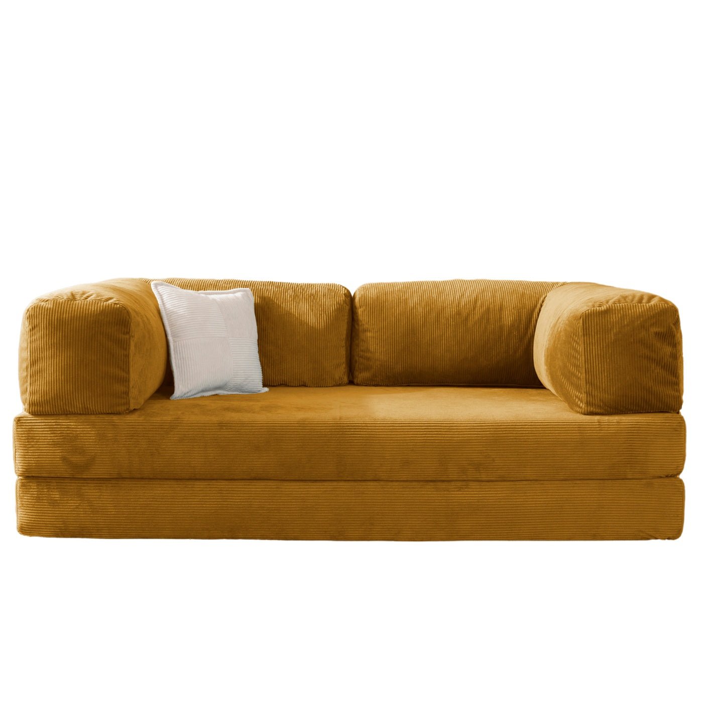 Confex Mustard modular sofa bed and couch image