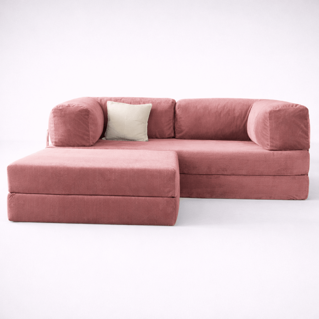Confex Pink Sofa Bed and Couch - Sofa Luz