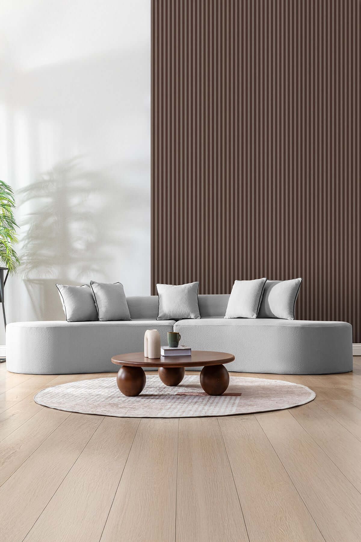 Curve Sofa Gray