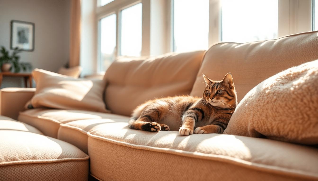 Unleash Your Cat's Comfort: Discovering the Perfect Sofa Materials for Your Feline-Friendly Home - Sofa Luz