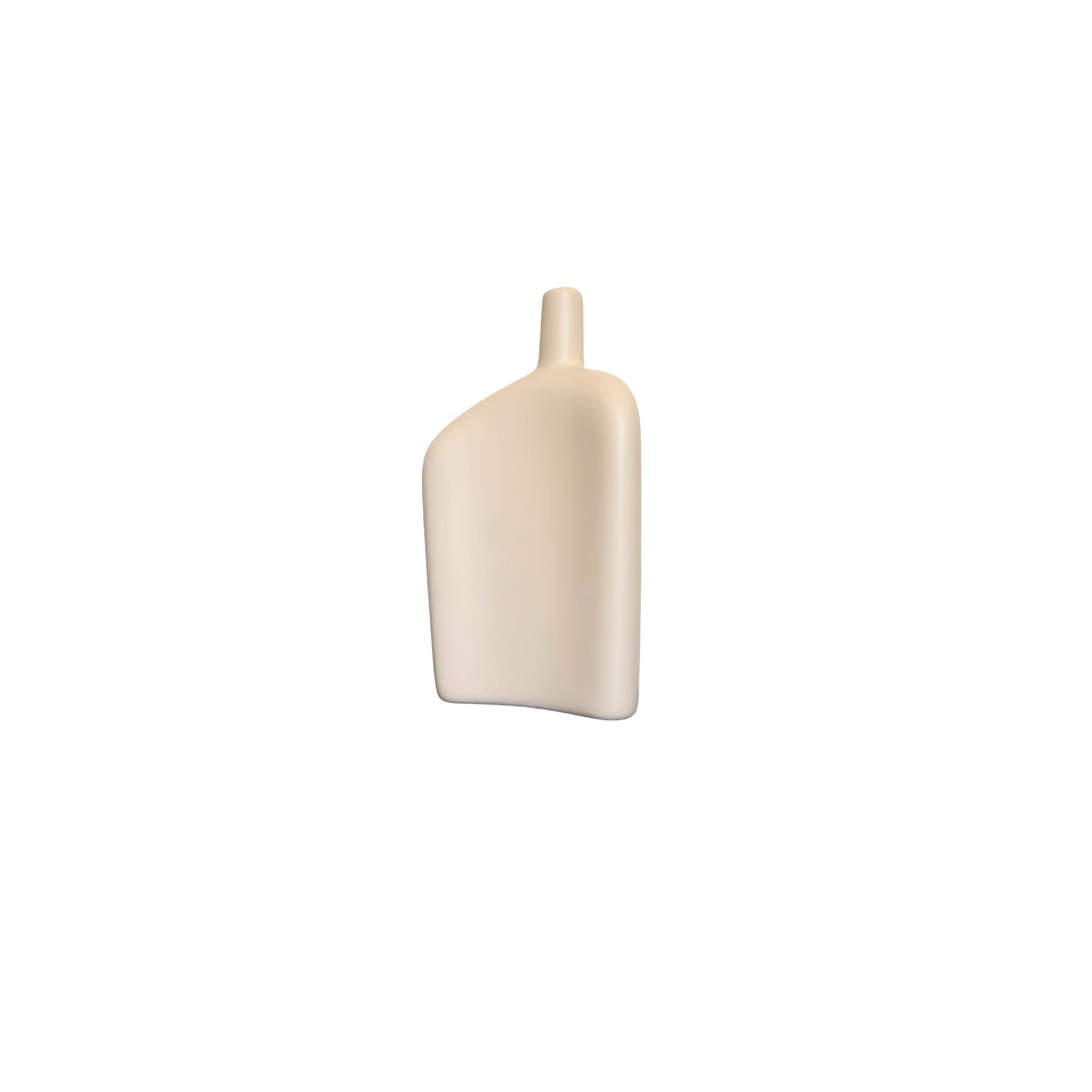 Celora™ – Jarrón de cerámica mate hecho a mano (Beige)