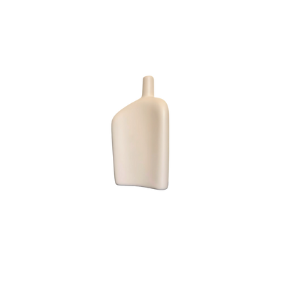 Celora™ – Jarrón de cerámica mate hecho a mano (Beige)
