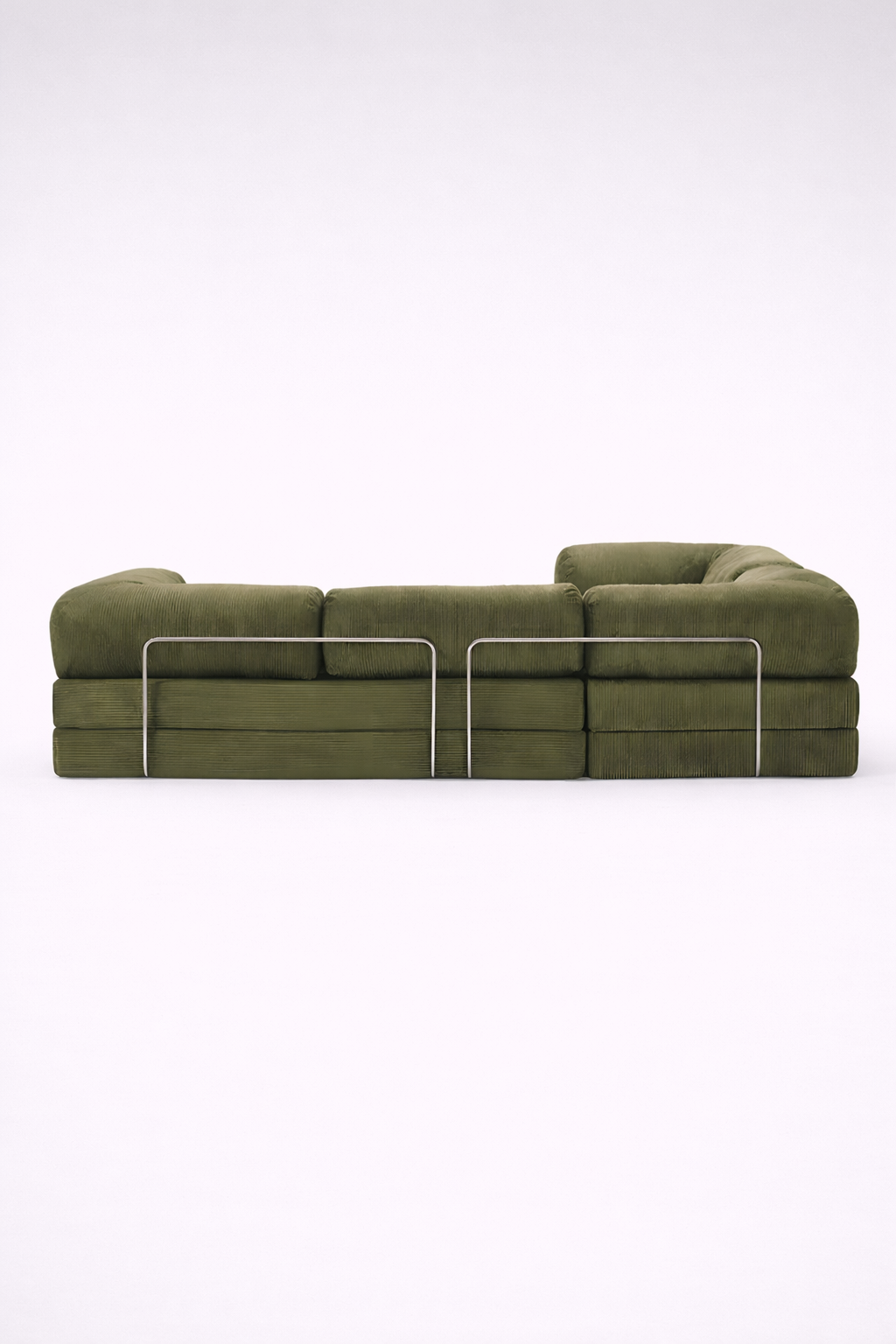 Confex Ecksofa - Grüner Cord