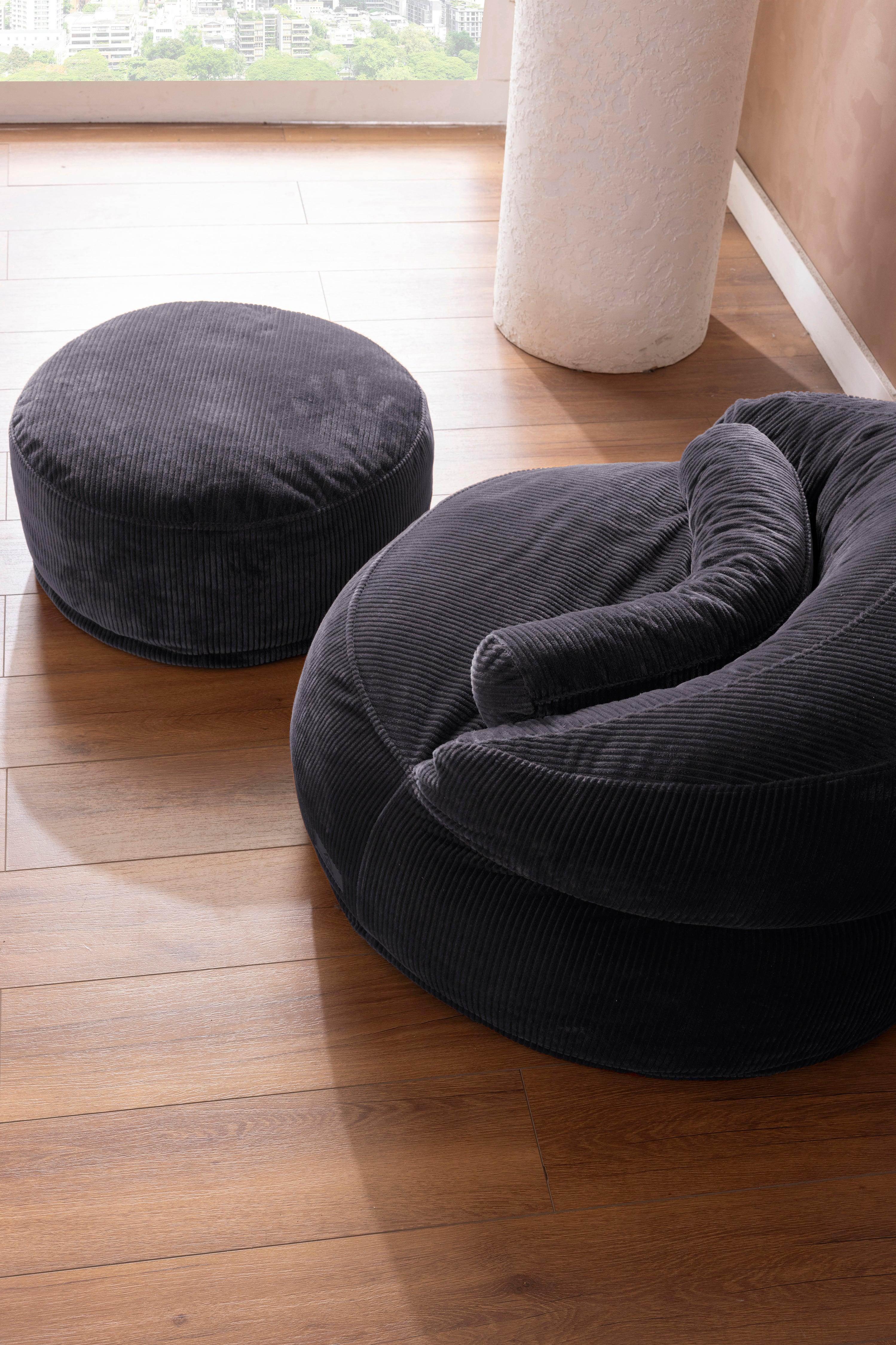 Sofio Poufs Anthracite - Sofa Luz