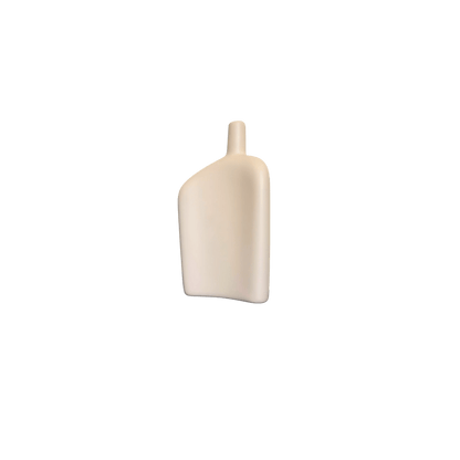 Celora™ – Handcrafted Matte Ceramic Vase (Beige) - Sofa Luz
