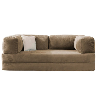 Confex Beige cozt sleeper teddy sofa bed