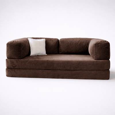 Confex Brown Sofa Bed and Couch - Sofa Luz
