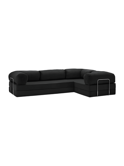 Confex Corner Sofa - Anthracite Corduroy - Sofa Luz