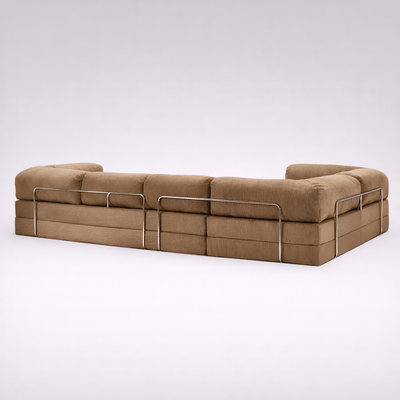 Confex Corner Sofa – Beige Corduroy - Sofa Luz