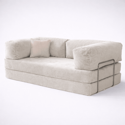 Confex Ivory Sofa Bed and Couch - Sofa Luz