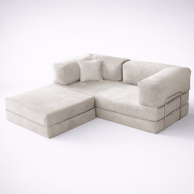 Confex Ivory Sofa Bed and Couch - Sofa Luz