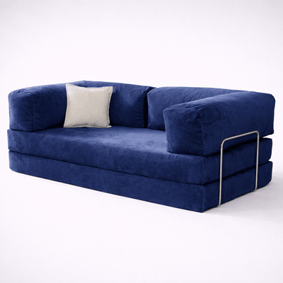 Confex Navy Blue Sofa Bed and Couch - Sofa Luz