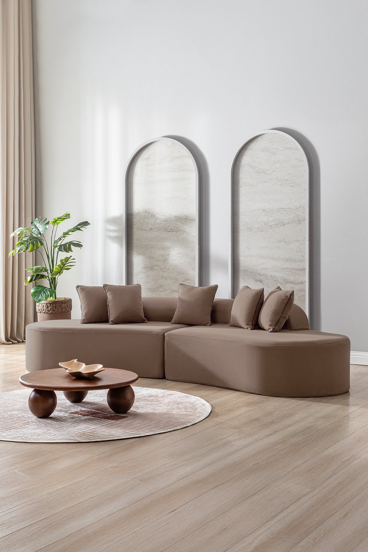 Canapé Curvo Beige