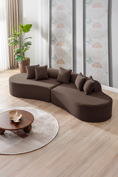 Curvo Sofa Brown