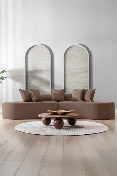Divano Curvo Beige