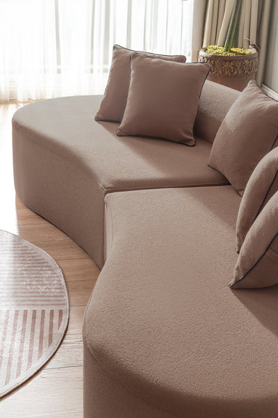Divano Curvo Beige