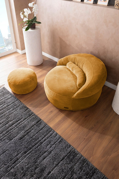 Sofio Poufs Mustard - Sofa Luz