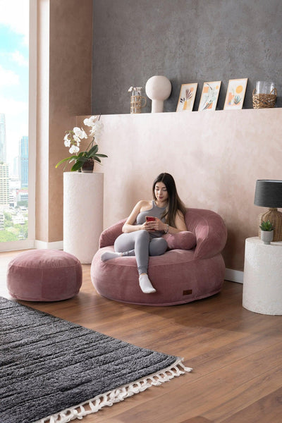 Sofio Poufs Pink From Sofaluz Studio – SofaLuz Studio®