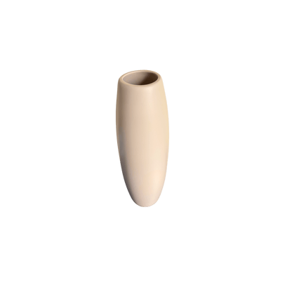 Solara™ – Handcrafted Tall Ceramic Vase (Beige) - Sofa Luz