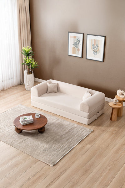 Velvo Modular Sofa – lightweight, frameless, and easy to reconfigure