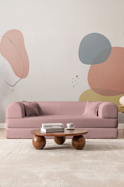 Velvo Sofa Pink - Sofaluz Studio
