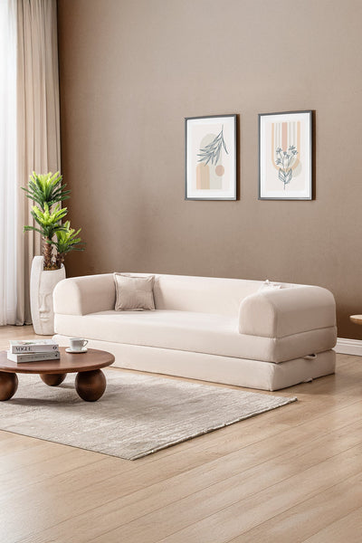 Velvo Sofa with washable velvet covers and modular foam build