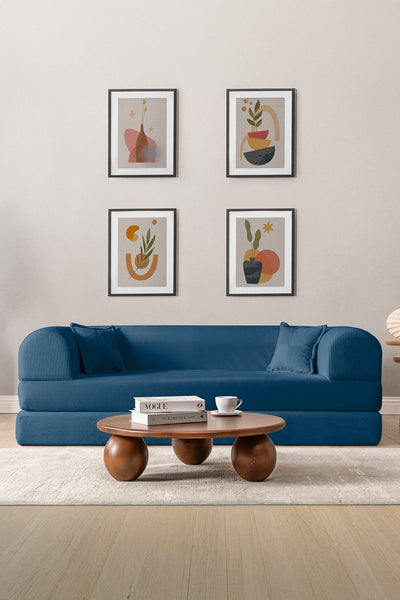 Velvo Sofa Blue - Sofaluz Studio